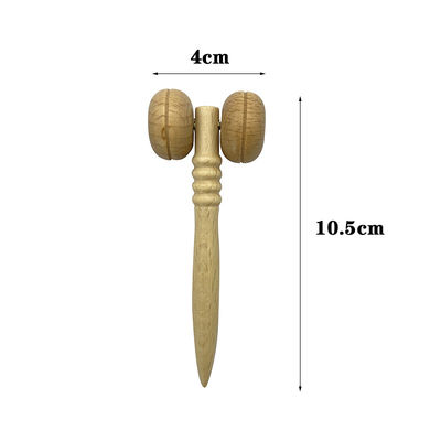 7 pièces ensemble de masseur en bois pour rouleau de Gua Sha et rouleau manuel en bois corps outil de massage Guasha