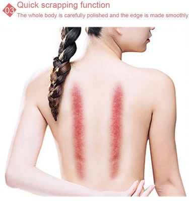 Massageur facial en forme de papillon Plaque de massage en pierre naturelle Gua Sha Scraper pour le cou Spa d'acupuncture du corps