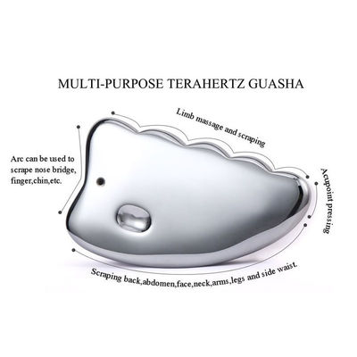 Massageur de corps Terahertz Guasha grattoir du visage Massage du visage Outil d'amincissement de la beauté Gua Sha Pierre Plaque d'énergie pour l'amincissement
