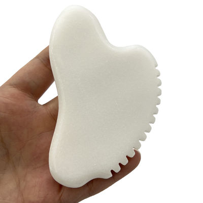 Massageur facial portable Gua Sha Scraper Natural Jade Stone Massageur de soins de la peau pour le corps Cou Dos Beauté Santé des yeux SPA
