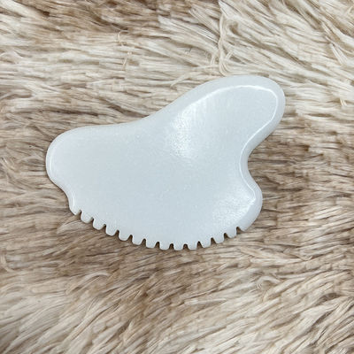 Massageur facial portable Gua Sha Scraper Natural Jade Stone Massageur de soins de la peau pour le corps Cou Dos Beauté Santé des yeux SPA