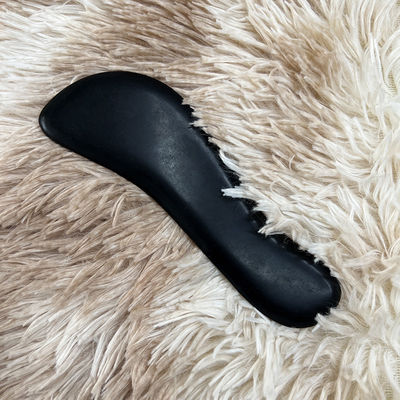 Massage du visage Jade Gua Sha Planche à gratter de pierre naturelle pour le visage / corps Détente des muscles méridiens Massage du corps Soins de la peau