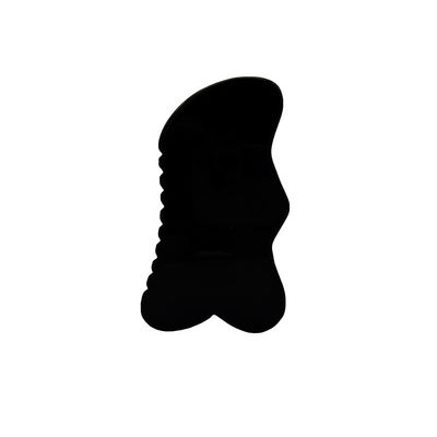 Masseur facial Obsidian Guasha Beau massage grattage Obsidian noir Masseur facial Acupuncture Gua Sha Eye Tableau de soins du visage Outil SPA