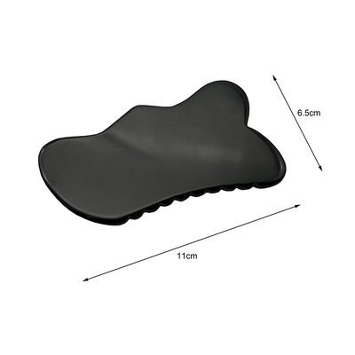 Masseur facial Obsidian Guasha Beau massage grattage Obsidian noir Masseur facial Acupuncture Gua Sha Eye Tableau de soins du visage Outil SPA