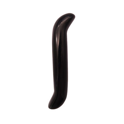 Naturel Obsidienne en forme de S Barbe de massage cristalline de guérison Yoni Barbe de massage Stick pour le rajeunissement du visage et du corps