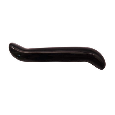 Naturel Obsidienne en forme de S Barbe de massage cristalline de guérison Yoni Barbe de massage Stick pour le rajeunissement du visage et du corps