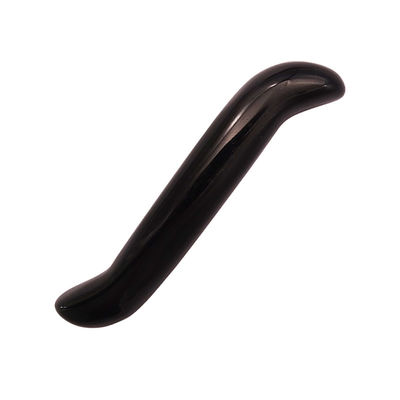 Naturel Obsidienne en forme de S Barbe de massage cristalline de guérison Yoni Barbe de massage Stick pour le rajeunissement du visage et du corps