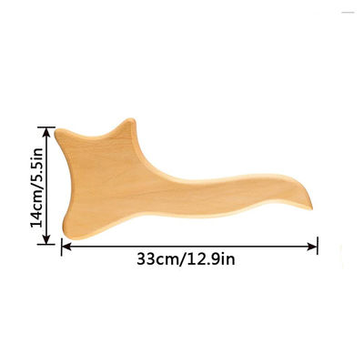 Roller musculaire en bois de hêtre pour la cosmétologie corporelle soulagement de la douleur et le drainage lymphatique Massage thérapie masseur