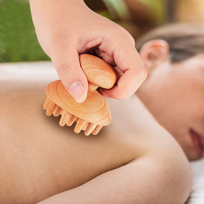 Tableau de guasha en bois pour la cosmétologie Outil de massage Anti-cellulite Drainage lymphatique Formation du corps Thérapie du bois