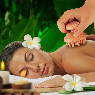 Tableau de guasha en bois pour la cosmétologie Outil de massage Anti-cellulite Drainage lymphatique Formation du corps Thérapie du bois