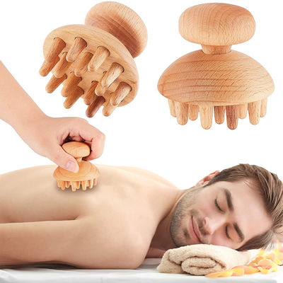 Tableau de guasha en bois pour la cosmétologie Outil de massage Anti-cellulite Drainage lymphatique Formation du corps Thérapie du bois