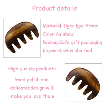 Logo personnalisé disponibled Outil de massage de peigne Gua Sha pour améliorer la circulation sur le visage du cuir chevelu