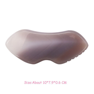 Tableau Gua Sha d' Agate Naturel pour le massage corporel et le traitement du visage dans l' acupuncture SPA