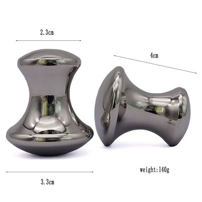 Gua Sha Massage à base de champignons en acier inoxydable Pierre chaude 3,5*3,5*2,1 pouces Taille et efficacité