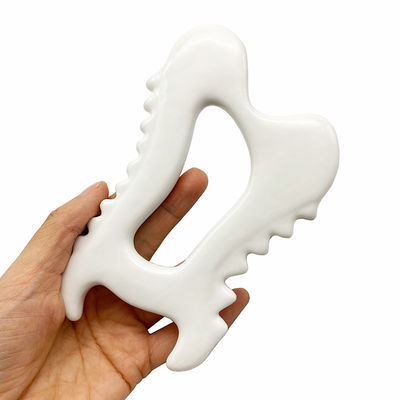 Outil de massage facial en céramique Gua Sha pour le visage, les yeux, le cou, la tête, le dos, le V-face, le levage, anti-âge, soins de la peau, relaxation musculaire du corps.