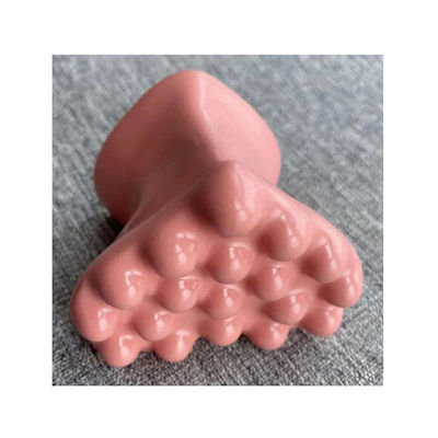 Logo personnalisé en rose 3D en forme de cœur universel en céramique Gua Sha Scraping Massage Outil pour les yeux, le visage, le cou, la peau et le corps Massageur