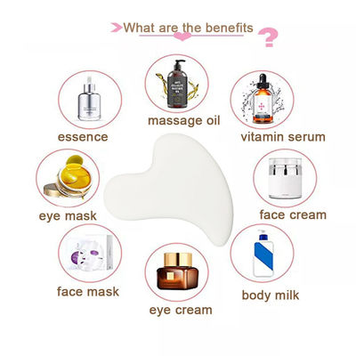 Médical style de soins personnels de massage en céramique portatif thérapie de masse Gua Sha Outil de carte pour le visage Guasha Scraping produit de beauté