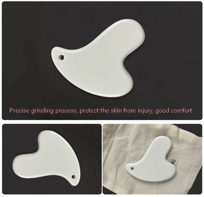 Médical style de soins personnels de massage en céramique portatif thérapie de masse Gua Sha Outil de carte pour le visage Guasha Scraping produit de beauté