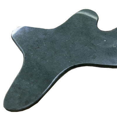 Fonction de contrôle du temps Nephrite vert foncé Gua Sha Stone pour le soin du corps et le soulagement de la fatigue Conception portable