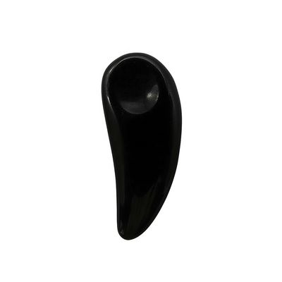 Masseur facial noir Mini Obsidian Cosmétique Cuillère Guasha Crème pour les yeux Maquillage Scoop Spatula Stick pour le massage de soulagement des yeux