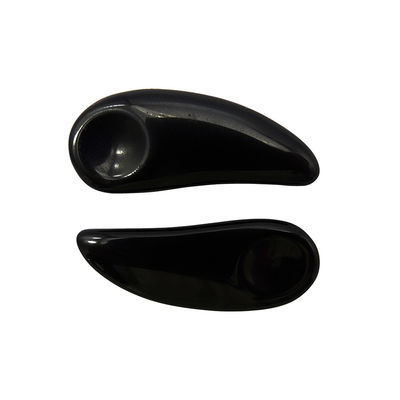 Masseur facial noir Mini Obsidian Cosmétique Cuillère Guasha Crème pour les yeux Maquillage Scoop Spatula Stick pour le massage de soulagement des yeux