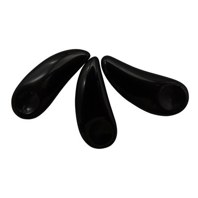 Masseur facial noir Mini Obsidian Cosmétique Cuillère Guasha Crème pour les yeux Maquillage Scoop Spatula Stick pour le massage de soulagement des yeux