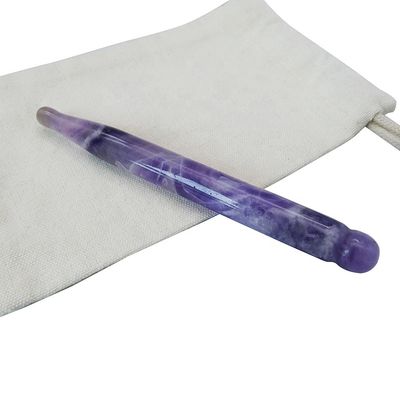 Le visage mince Gua sha Outils Améthyste naturel Acupression Guasha Massage Therapy Pen pour le corps entier soulagement de la douleur des tissus profonds