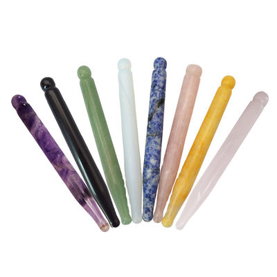Le visage mince Gua sha Outils Améthyste naturel Acupression Guasha Massage Therapy Pen pour le corps entier soulagement de la douleur des tissus profonds