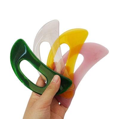 Outil de massothérapie à base de résine Gua Sha Protable Style pour l'anti-cellulite et la sculpture corporelle