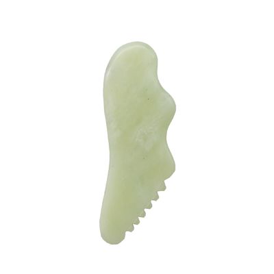 Le Gua Sha de Jade Xiuyan Blanc, l'outil musical ultime pour le rajeunissement et la relaxation du visage.