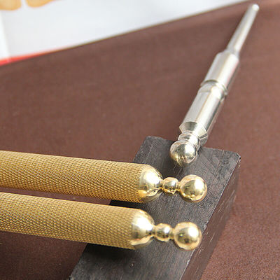 Outil de massage des tissus profonds relaxant stylo d'acupression manuel en laiton pour la réflexologie masseur de points de pression