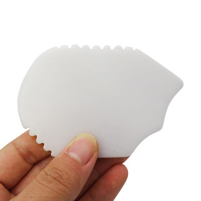 Logo personnalisé Outil de massage Gua Sha Jade Blanc Naturel Plaque de Guasha pour le visage Cou Bracelet Dos Corps Anti-rides Anti-vieillissement