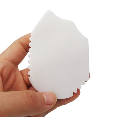 Logo personnalisé Outil de massage Gua Sha Jade Blanc Naturel Plaque de Guasha pour le visage Cou Bracelet Dos Corps Anti-rides Anti-vieillissement