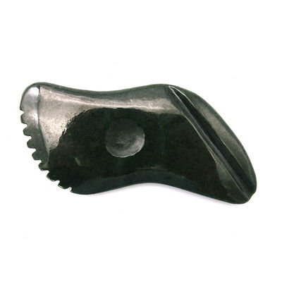 Néphrite vert foncé naturel Jade Gua Sha Massage du corps Outils de grattage traditionnels pour le corps entier 11,8cm*6cm*0,9cm