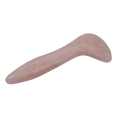 2024 Produit poli technique rose naturel quartz jade Gua Sha outil de massage pour le massage du visage boîte cadeau MOQ 100PCS
