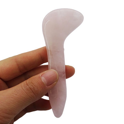 2024 Produit poli technique rose naturel quartz jade Gua Sha outil de massage pour le massage du visage boîte cadeau MOQ 100PCS