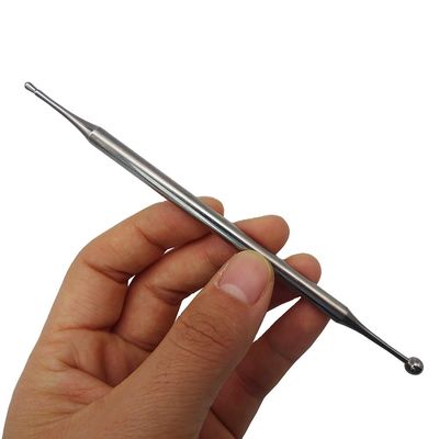 Outils de réflexologie faciale à double tête en acier inoxydable Portable d'acupuncture de l'oreille point de corps sonde Reflexologie du visage outil de massage