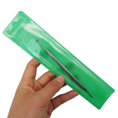 Outils de réflexologie faciale à double tête en acier inoxydable Portable d'acupuncture de l'oreille point de corps sonde Reflexologie du visage outil de massage