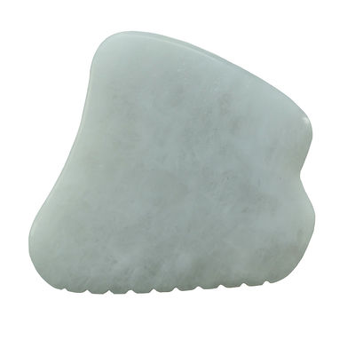 Fonction musicale Outil de massage Gua Sha de jade blanc pour la thérapie SPA Polissé pierre de jade naturelle Masseur facial Outil de Guasha
