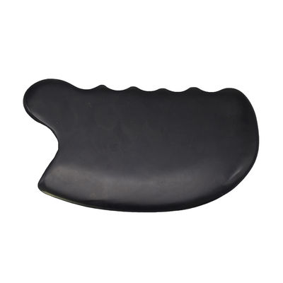 Obtenez un éclat de jeunesse avec une pierre Bian Noire Pure Naturelle Outil Gua Sha Massage Facial Cosmétique Lift Resserrer la peau Tout le corps