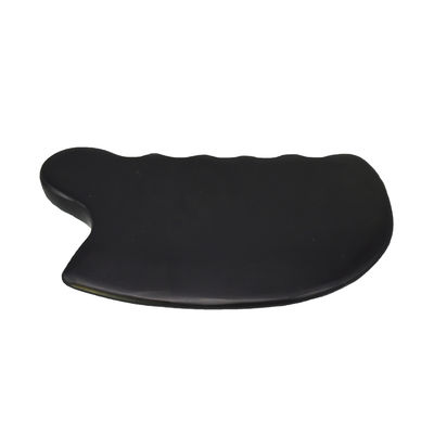 Obtenez un éclat de jeunesse avec une pierre Bian Noire Pure Naturelle Outil Gua Sha Massage Facial Cosmétique Lift Resserrer la peau Tout le corps