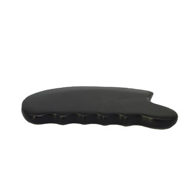 Obtenez un éclat de jeunesse avec une pierre Bian Noire Pure Naturelle Outil Gua Sha Massage Facial Cosmétique Lift Resserrer la peau Tout le corps