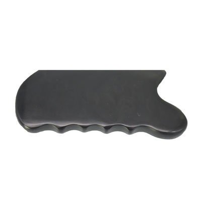 Obtenez un éclat de jeunesse avec une pierre Bian Noire Pure Naturelle Outil Gua Sha Massage Facial Cosmétique Lift Resserrer la peau Tout le corps