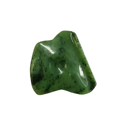 Massageur de corps Nephrite vert Jade Gua Sha Scraping Massage Outil pour le relâchement de la tension du visage et l' auto-assistance