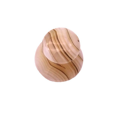 Massage à la pierre de champignon d'agate naturel pour le grattage de l'énergie de jade et la cosmétologie de la compression à froid / chaud