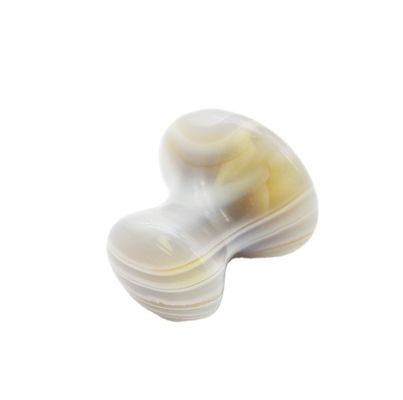 Massage à la pierre de champignon d'agate naturel pour le grattage de l'énergie de jade et la cosmétologie de la compression à froid / chaud