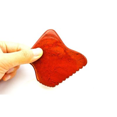 2024 arrivées Red Jesper Gua Sha Massage Tool pour le massage corporel poli Acceptation technique et OEM ODM