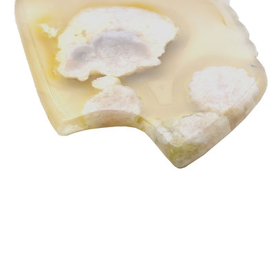 Produits de massage Naturel fleur de cerisier Agate Guasha planche pour l' auto-assistance Massage abkgs-210