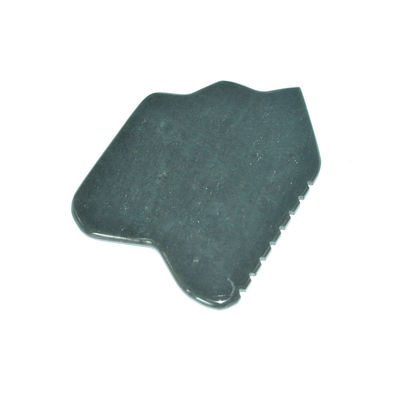 Nephrite vert foncé pour le visage, pierre de jade, planche de massage pour la circulation sanguine du visage