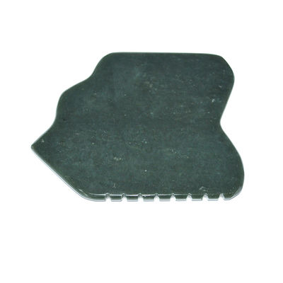 Nephrite vert foncé pour le visage, pierre de jade, planche de massage pour la circulation sanguine du visage